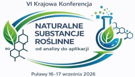 Bierzemy udział w konferencji „Naturalne Substancje Roślinne – od analizy do aplikacji”!
